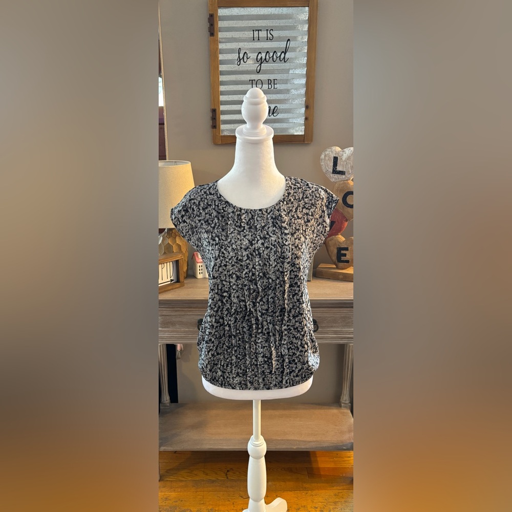 Loft Ruffle Front Blouse